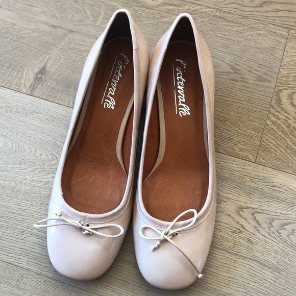 Blush nude L’intervalle ballet block heels NEVER WORN - Picture 3 of 5